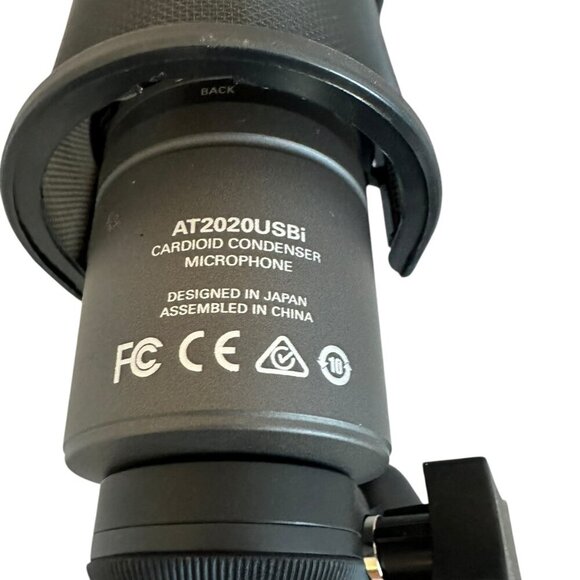 Audio-Technica Cardioid Condenser USB Microphone AT2020USBi + Stand Pop Guard - Picture 6 of 12